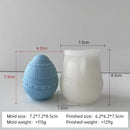 DIY Easter Egg Silicone Candle Mold Handmade Aroma Plaster Resin Ornaments Molds Easter Decoration Crafts Making Mould