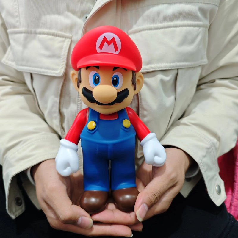 Anime Super Mario Bros Game Yoshi Bowser Luigi brother Action Figures Toy Figures kid birthday gift Model doll Christmas present