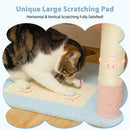 Multi-Level Cat Tree Tower with Scratching Posts&Board, Hammock, Cat Condo, Spacious Top Perch,Dangling Balls for Indoor Cats