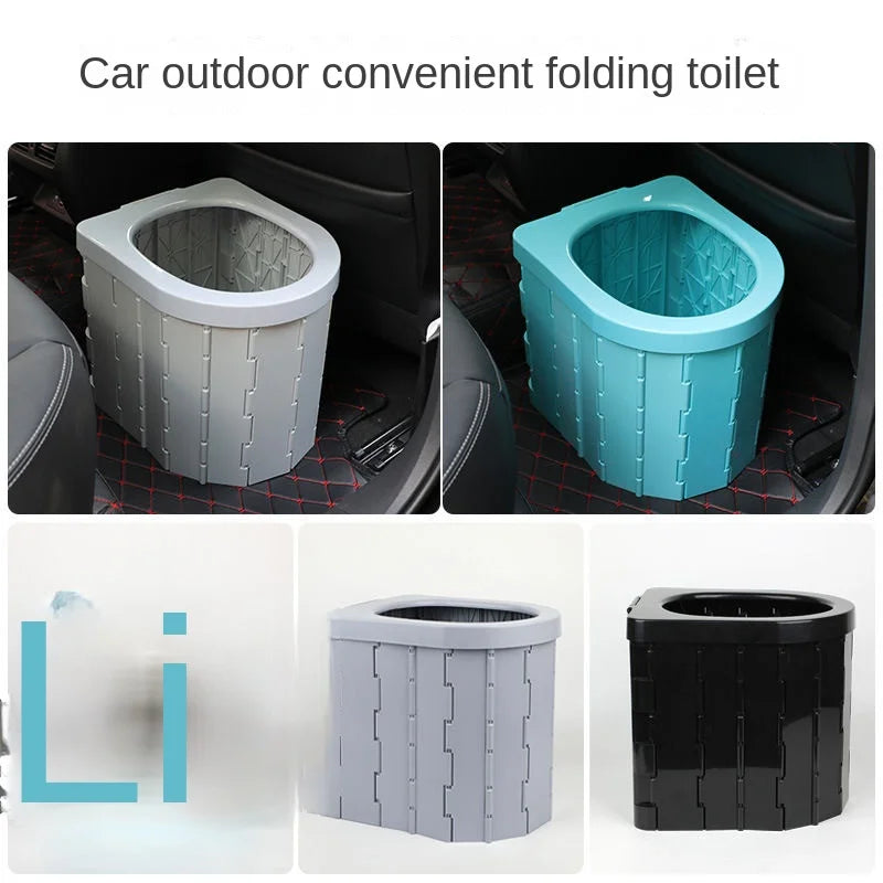 Car Folding Toilets Portable Toilets Commode Potty Car Toilets Camping Toilet Travel Bucket Toilet Seat Camping Hiking Long Trip