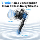 HAYLOU Mori Pro ANC Bluetooth 5.4 Earphones 43dB Active Noise Cancellation Earbuds 6 Mic Wireless Headphones 35H Battery Life