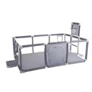2026 Baby Playpens Light Gray Corralito for Baby Playground with Pull Ring Child Safety Barrier Fence Ball Box Game Playpen