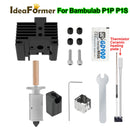 Upgrade Hotend For Bambu Lab X1 X1Carbon Bi Metal Heatbreak  Hard Steel Nozzle Thermistor Fit Bamboo Bambulabs P1P P1S hotend