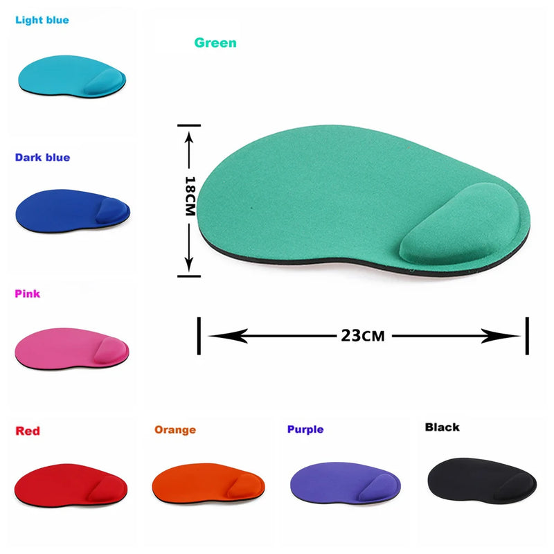 Colorful Comfortable Soft Non Slip Mice Mat Wrist Support Mouse Pad For PC Laptop