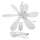 The Zephyr | USB-Powered Modular Ceiling Fan with 6 Detachable Blades
