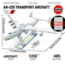 Airplane Architecture AN-225 Large Transport Aircraft Model Building Blocks Big Size 5350PCS Brick Set Assembly Kid Toy For Gift