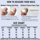 10pcs/1set Black White Press On Nails With Smudging Design Ultra-flexible Long Lasting Fake Nails For Daily And Parties Wearing