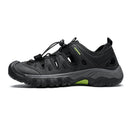 New Men Sandals Summer Casual Beach Shoes Breathable Anti-Slip Slip on Flat Sandals Male Outdoor Walking Slippers Comfortable