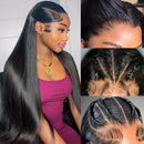 The Veil | 13x6 HD Lace Front Wig, Pre-Plucked Bone Straight