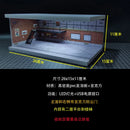 1/64 Diorama Car Parking Lot Model LED Light Underground Double-layer Car Garage Scene Model Display