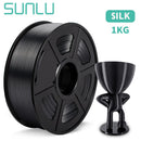 SUNLU PETG/ABS/SILK/TPU/PLA Filament 1 Rolle 1,75 mm FDM 3D-Druckermaterial mit hoher Festigkeit 100 % blasenfreies Filament für 3D-Stift