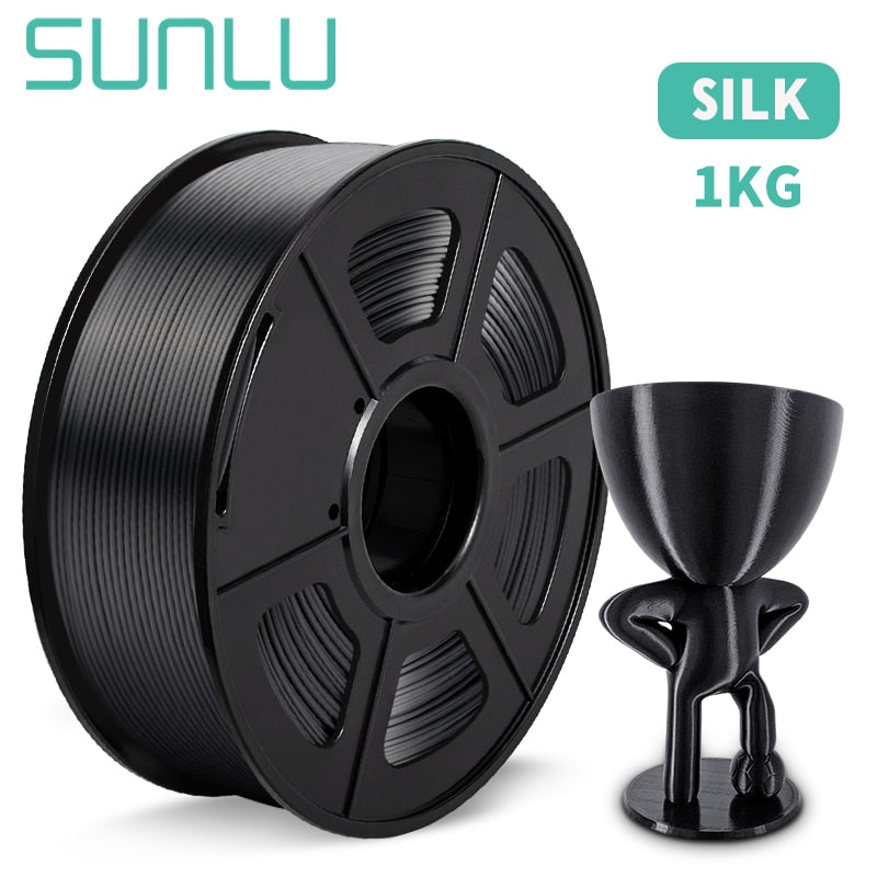 SUNLU PETG/ABS/SILK/TPU/PLA Filament 1Roll 1.75mm FDM 3D Printer Material with High Strength 100% No Bubble Filament for 3D Pen