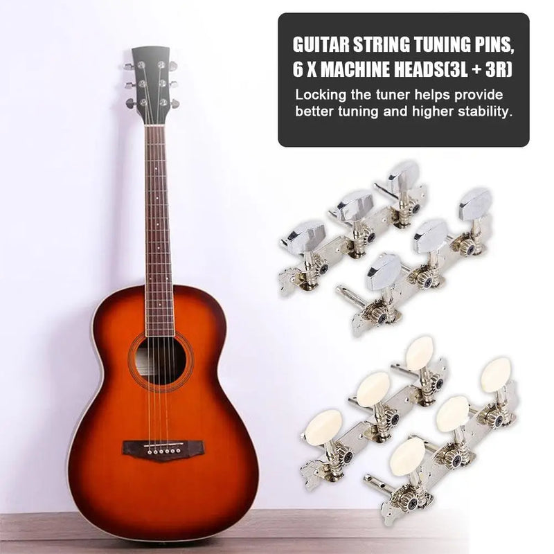 Guitar String Tuning Pegs Tuners Tuning Swirl Guitar Strings Mechanics Tuner For Acoustic Guitar Shipping Dropshipping