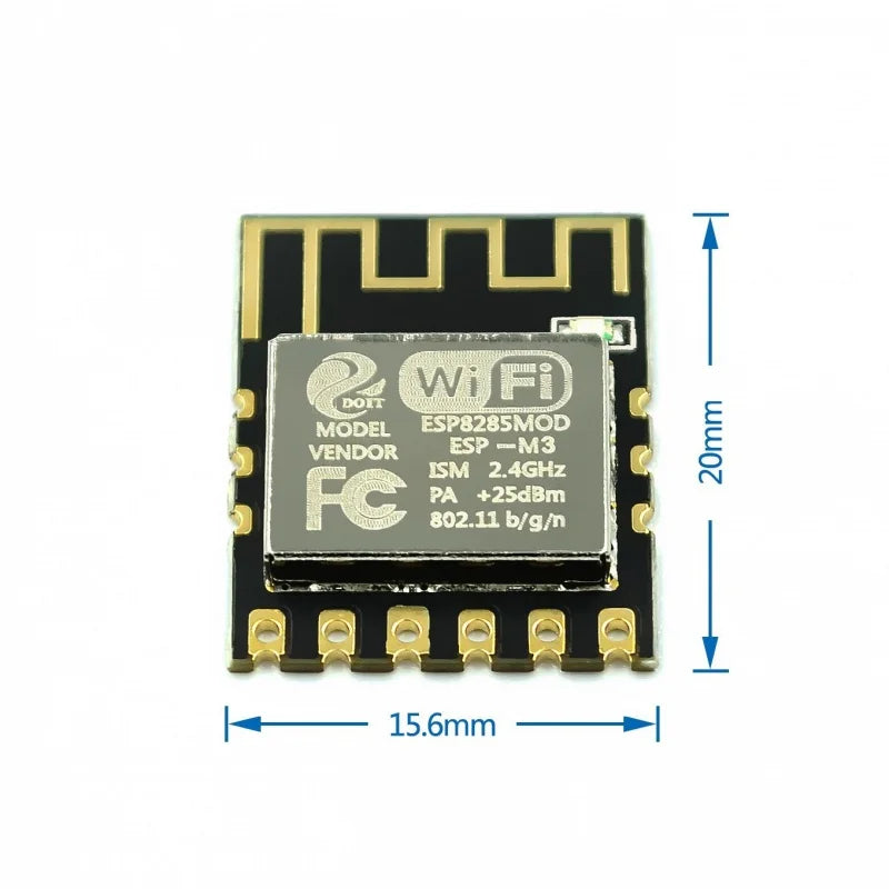 1pcs Mini Ultra-small size ESP-M3 from ESP8285 Serial Wireless WiFi Transmission Module Fully Compatible with ESP8266