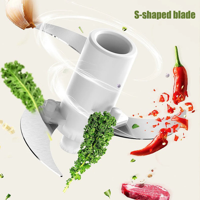 USB Charging Meat Grinder Mini Wireless Electric Garlic Press Dual Purpose Garlic Puree   350ml Kitchen Food Shredder Vegetable