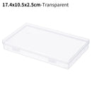 8Styles Plastic Storage Box Small Square Clear Black Box For Jewelry Diamond Embroidery Craft Bead Pill Home Storage Supply