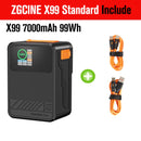 (DO Brazil) ZGCINE ZG-S200 V99 V Mount Battery V-Lock Lithium Battery Pack for Camcorder/Digitais/Video Lights/Monitors