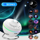 Galaxy Projector, 13 In 1 Meteor HD Planetarium Star Projector, 360° Rotating Extra-Large Area, Timed Starry Night Light For Bed