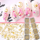 28Grids 3D Nails Art Jewelry Rhinestone Shell/Rivet/Pearl/Diamond Metal Resin Stud Manicure Charms Mixed Box Decorations ZB01