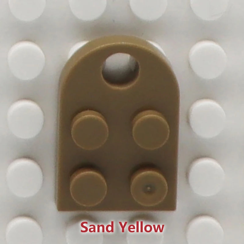 50pcs DIY Building Blocks 3176 Brick Heart Necklace/Key Ring Toys 2x 3 Heart-shaped Multicolor Educational Toy Gift for Children