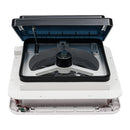 12V Caravan Ventilation Skylight RV Fan Vent Camper Exhaust Fan Shower Roof 280x280mm with LED Light