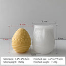 DIY Easter Egg Silicone Candle Mold Handmade Aroma Plaster Resin Ornaments Molds Easter Decoration Crafts Making Mould