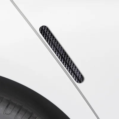 4pcs Universal Car Door strips Anti Scratch Sticker Carbon Fiber Edge Protective Strips Side Doors Moldings Scuff trim Stickers