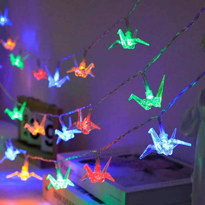 USB/Battery Operated Butterfly String Lights LED Fairy Light Christmas Party Wedding Home Outdoor Patio Decoration Twinkle Lamp
