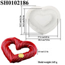 3 Types Of Silicone Cake Molds With Heart-Shaped Designs Available For Selection Valentine's Day Mousse Cake Moulds Baking Tools
