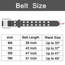 The Double Pin | Gothic Leather Belt with Twin Buckle
