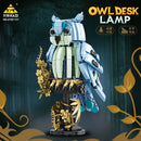 545PCS Cretive DESIGN Steam Owl Stump Lamp Building Blocks Punk Elements Mechanical Puzzle Assemble Model Brick Toy Kid For Gift