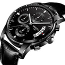 NIBOSI Uhr Herren Top Marke Luxus Blau Männer Datum Quarz Herrenuhren Wasserdichte Sportuhr Armbanduhr Relogio Masculino