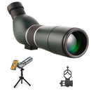 20-60x 60 Zoom 45 ° schräges Vogelbeobachtungsfernrohr HD Grüne Folie Hochleistungs-Restlicht-Nachtsicht-Teleskop
