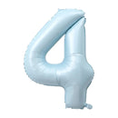 32/40inch Light Pink Blue number balloons Foil Balloon Birthday Balloons Party Baloon 0 1 2 3 4 5 6 7 8 9 globos Balls