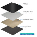 For Ender 3 Build Plate Heat Bed Ender 3 V2 /Neo Ender 5 /Pro H1H PEY PEO PET PEI Sheet 235x235 Magnetic Spring Steel Sheet