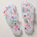 Non-Slip Foot Massage Slippers Feet Care Bath Quick-drying Footwear Reflex Stress Hollow Out Acupressure Massage Slippers Man