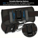 Other 1pc Stylish Multi-functional Men's Belt Bag Mobile Phone Bag Card Money License Case Stylish Simple Black Fanny Pack