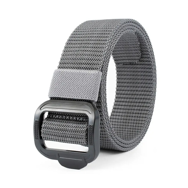 Nylon Outdoor  Belt Men's Belt Alloy Button Unisex Free Size 3.8cm Wide Nylon Belt Waistband