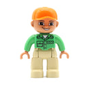 Big Size Action Figures City Princess Policemen Family Building Block Doll Character Accessory Assembly Toys for Children Gift