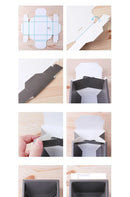 9*9*3.5CM Coloured Flags Heart 10 Set Chocolate Paper Box Valentine's Day Christmas Birthday Party Gifts Packing Boxes