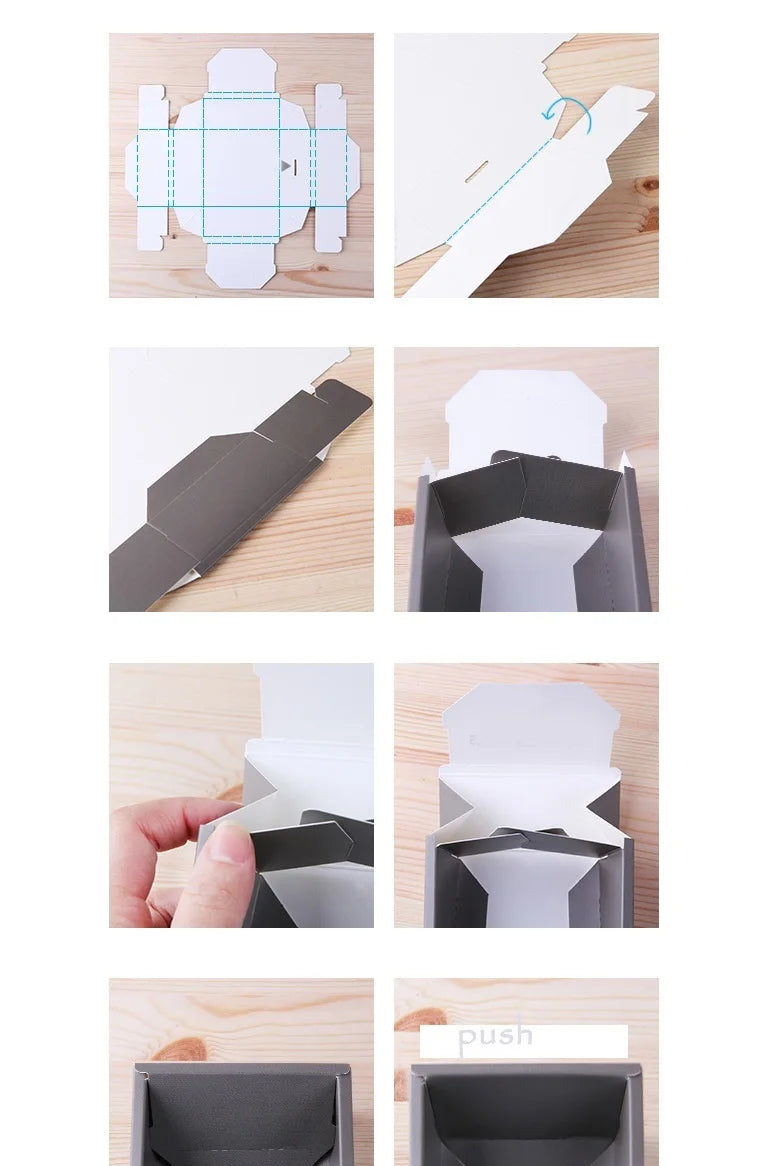 9*9*3.5CM Coloured Flags Heart 10 Set Chocolate Paper Box Valentine's Day Christmas Birthday Party Gifts Packing Boxes