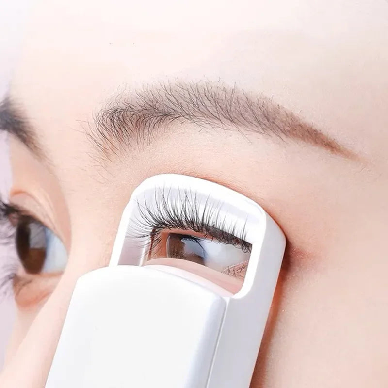 Portable Electric Heated Eyelash Curler Comb Eye Lash Perm Long Lasting Eyelashes Curls Thermal Eyelash Curler Makeup Tools