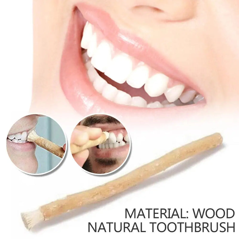 1pc Portable Miswak Siwak Natural Toothbrush Misvak Whitener Manual Teeth Travel Miswaak Traditional Toothbrush Arak T1V7