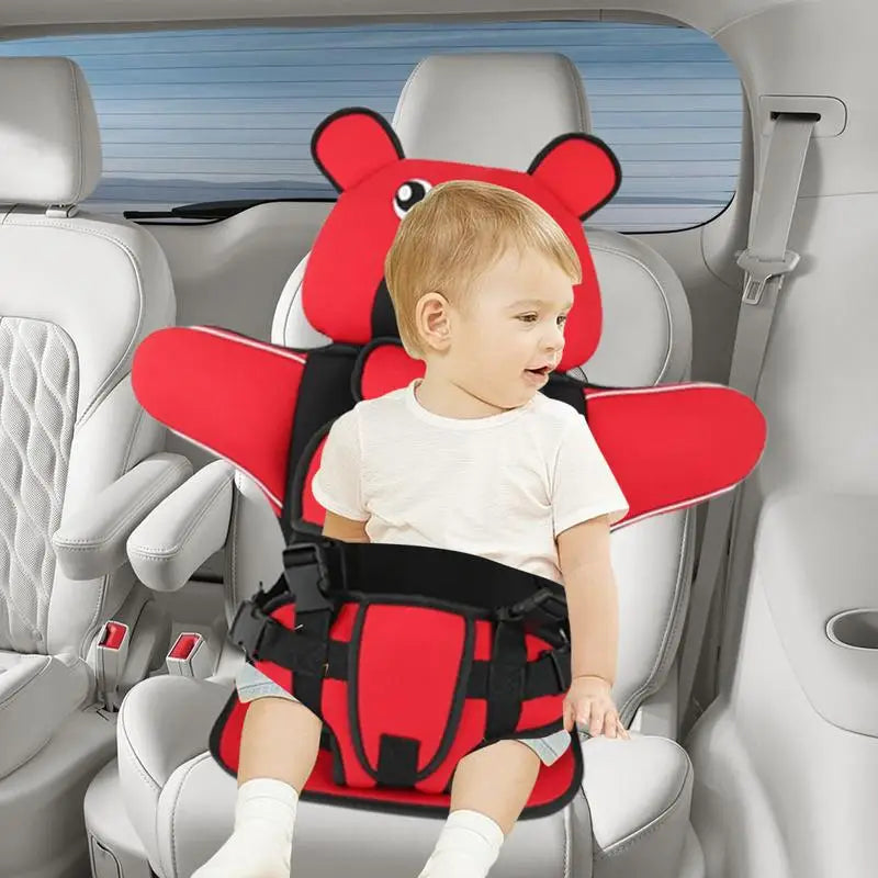Safety Seat For Car Portable Bear Seat Pad Auto Children Cushion Cartoon Chair Mats Protective Seat Cushion Child Seat