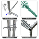 XXL XL Large Outdoor Chicken Run Coop Heavy Duty Walk-In Chicken Coop Run Cage Duck Goose Pen Fence with Lockable Door