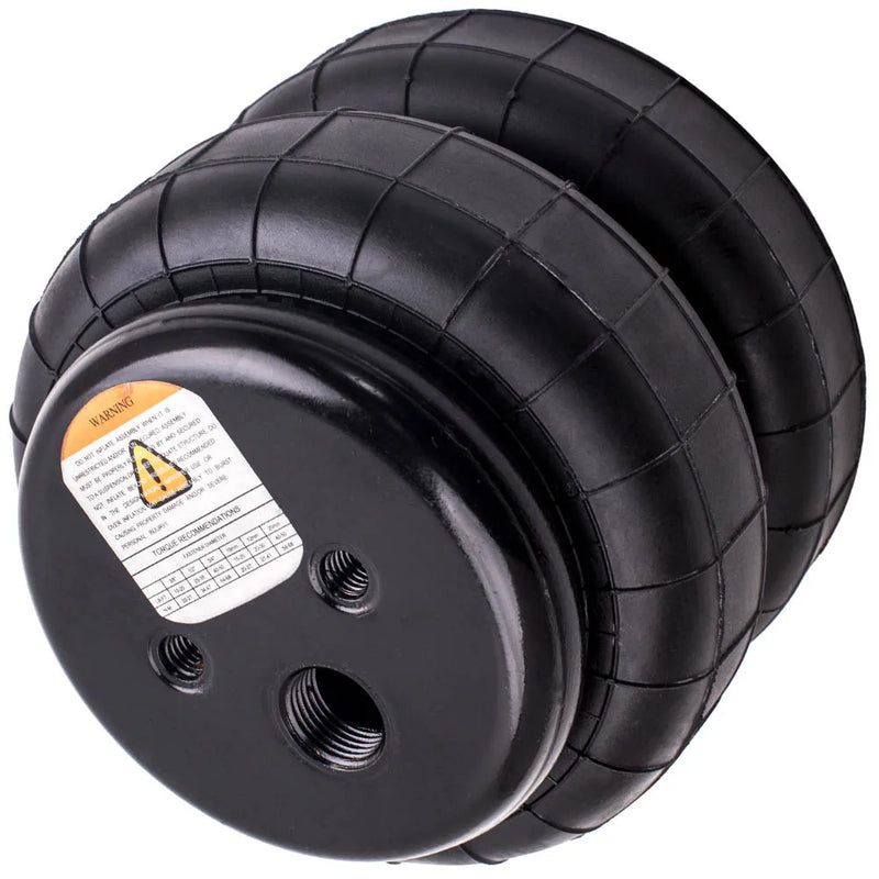 4 Packs Air Suspension Spring Bag Standard 2500lb 1/2"npt Single Port Heavy Duty Air Ride Suspension Air Spring Bag