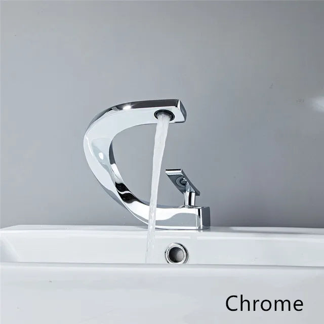 Tuqiu Bathroom Faucet Brass Rose Gold White Bathroom Basin Faucet Cold Hot Water Mixer Sink Tap Deck Mounted Black Rose Gold Tap