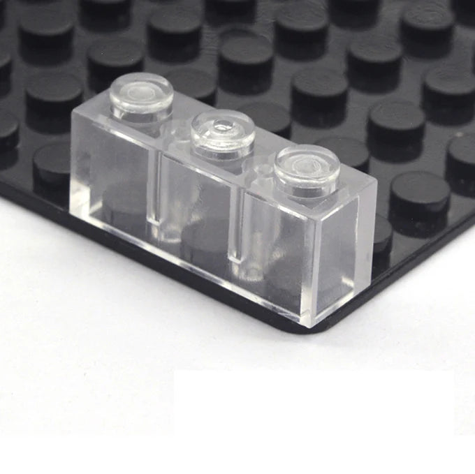 60pcs DIY Building Blocks Thick Figures Bricks 1x3 Dots Educational Creative Size Compatible With 3622 Plastic Toys for Children