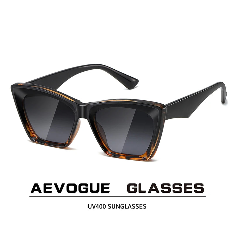 AEVOGUE Sunglasses Spectacle Glasses Frame Shades Accessories Women Eyewear Metal Frameless Spectacles Fashion UV400 AE1366