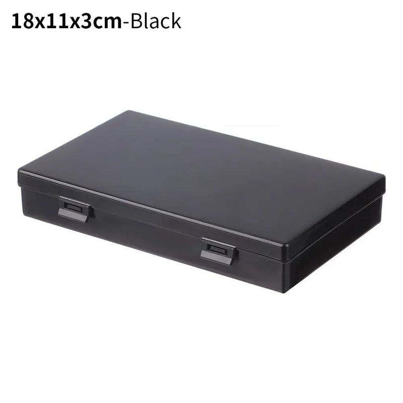 8Styles Plastic Storage Box Small Square Clear Black Box For Jewelry Diamond Embroidery Craft Bead Pill Home Storage Supply